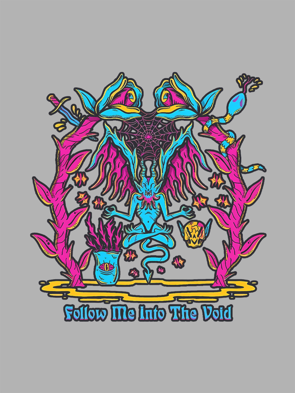 FOLLOW ME INTO THE VOID WASHED TSHIRT