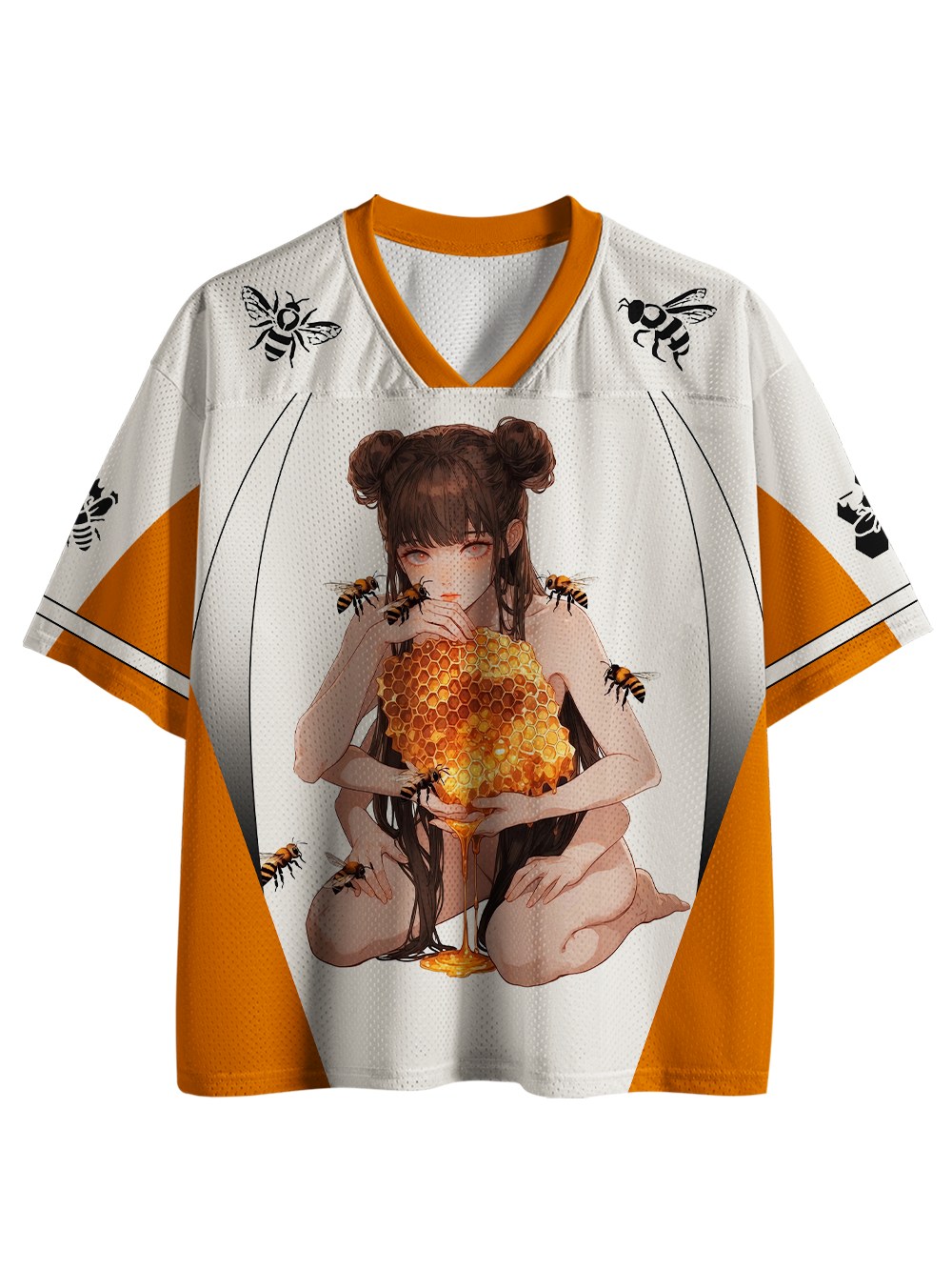The Honey-Fingered Girl Mesh Jersey-ClassyOutlaw Sale