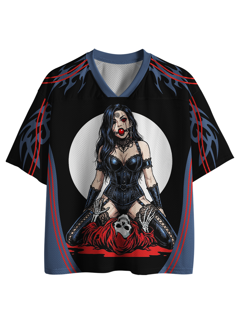 Red-eyed seductress Mesh Jersey-ClassyOutlaw Sale