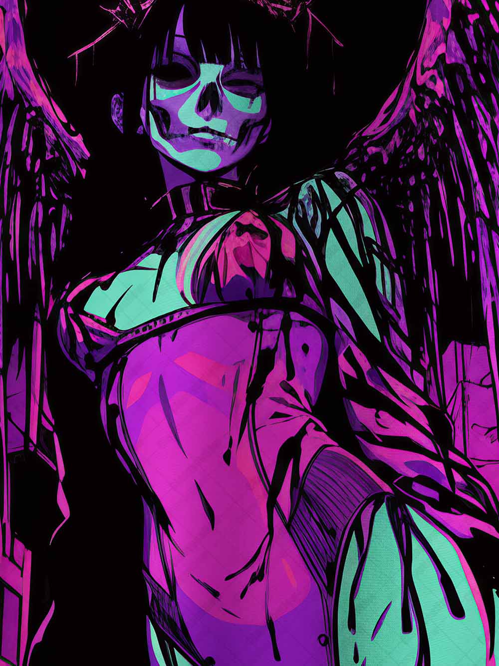 Fallen Angel Graphic T-shirt