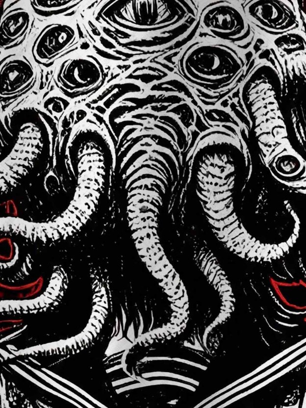 Cthulhu Girl Graphic T-shirt