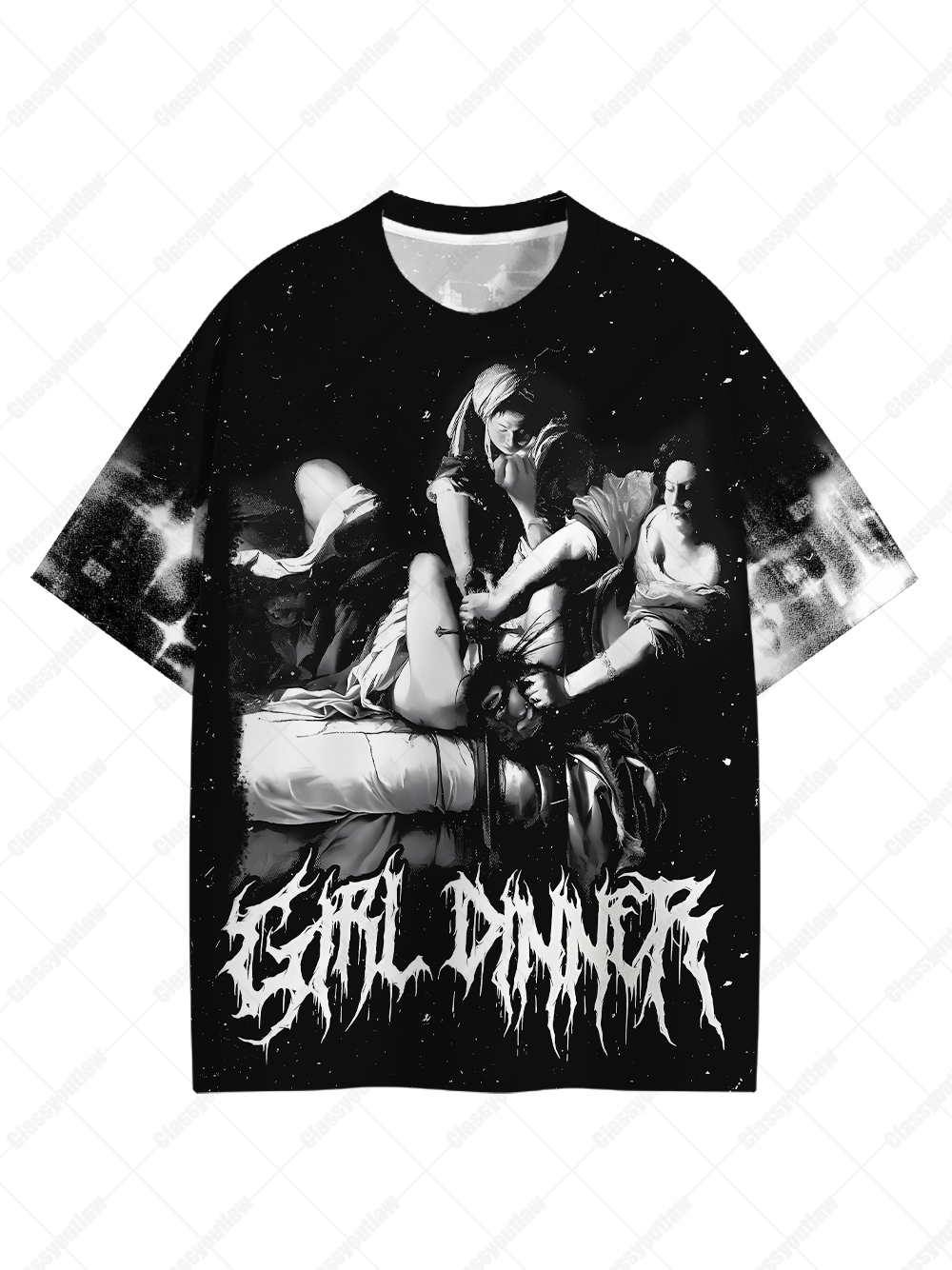 GIRL DINNER Graphic T-shirt-ClassyOutlaw Sale