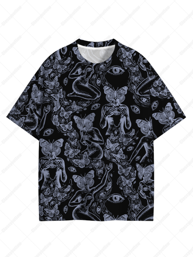 Butterfly Girl Graphic T-shirt