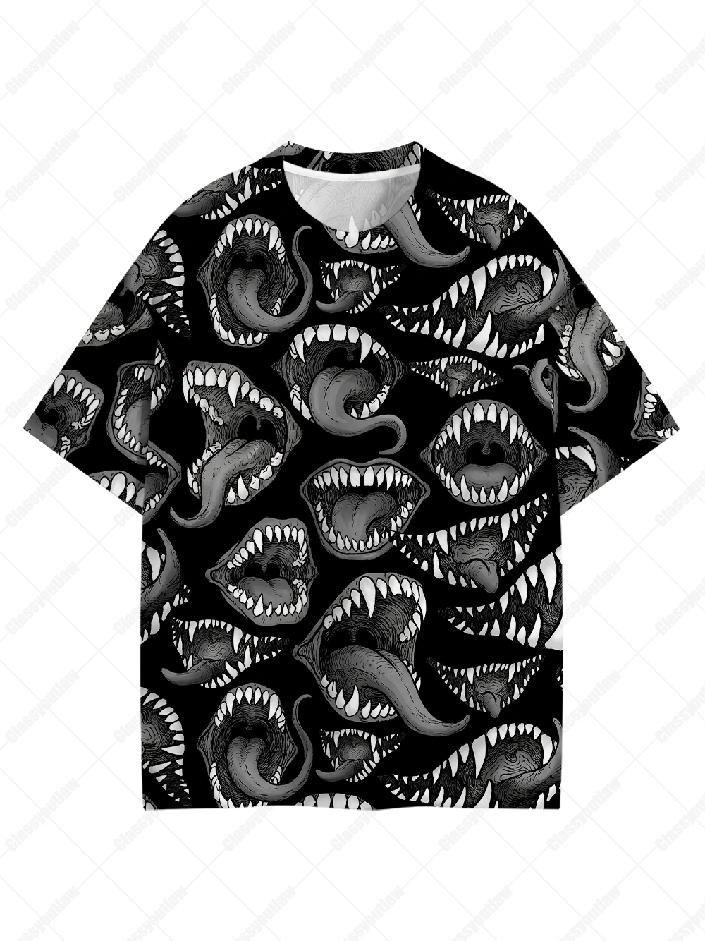 Terrifying Mouth Graphic T-shirt
