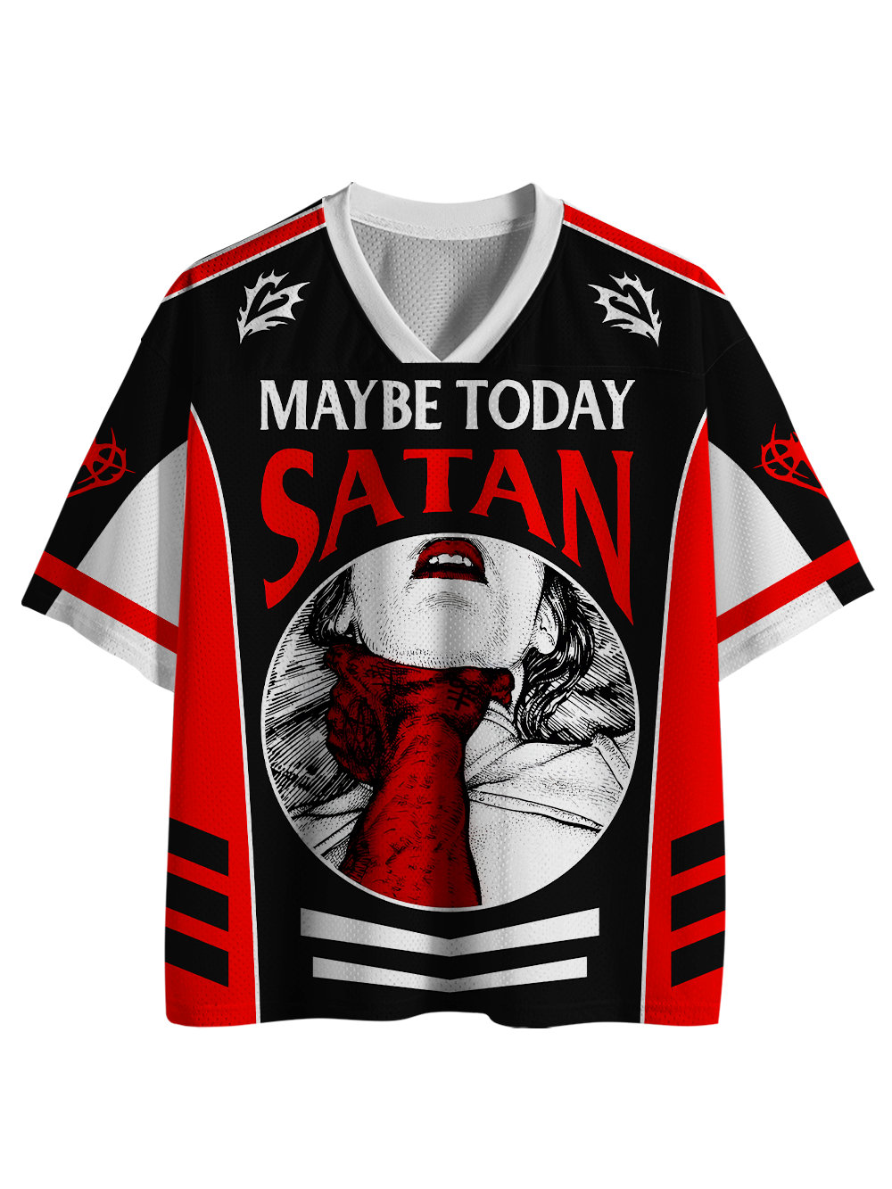 Maybe Today Satan Mesh Jersey-ClassyOutlaw Sale