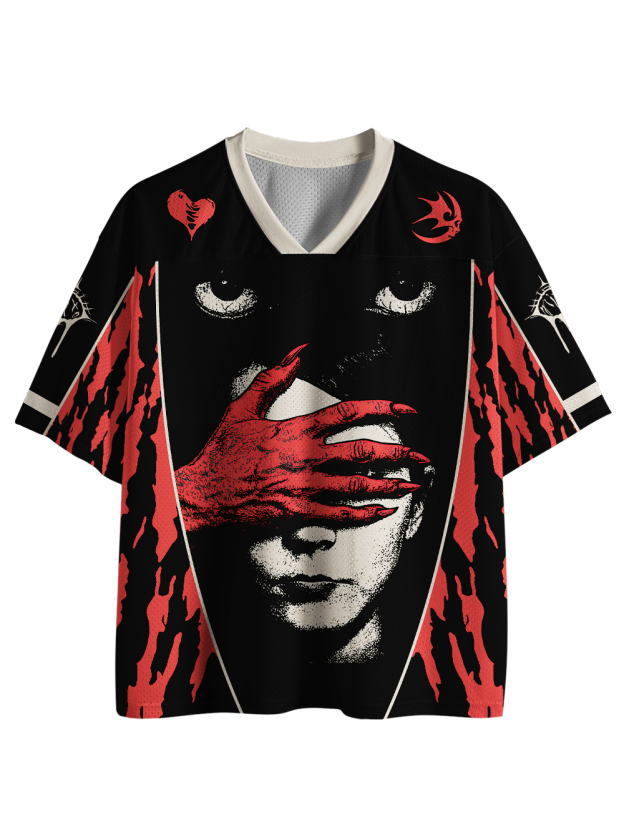 The devil blinds the eyes Mesh Jersey