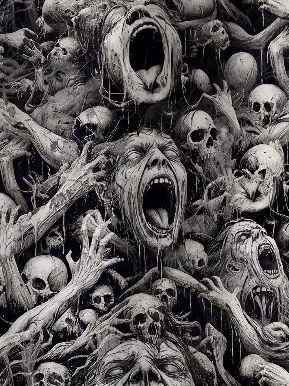 Abyssal Scream Graphic T-shirt