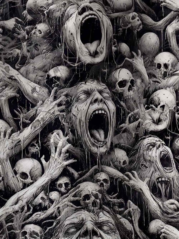 Abyssal Scream Graphic T-shirt