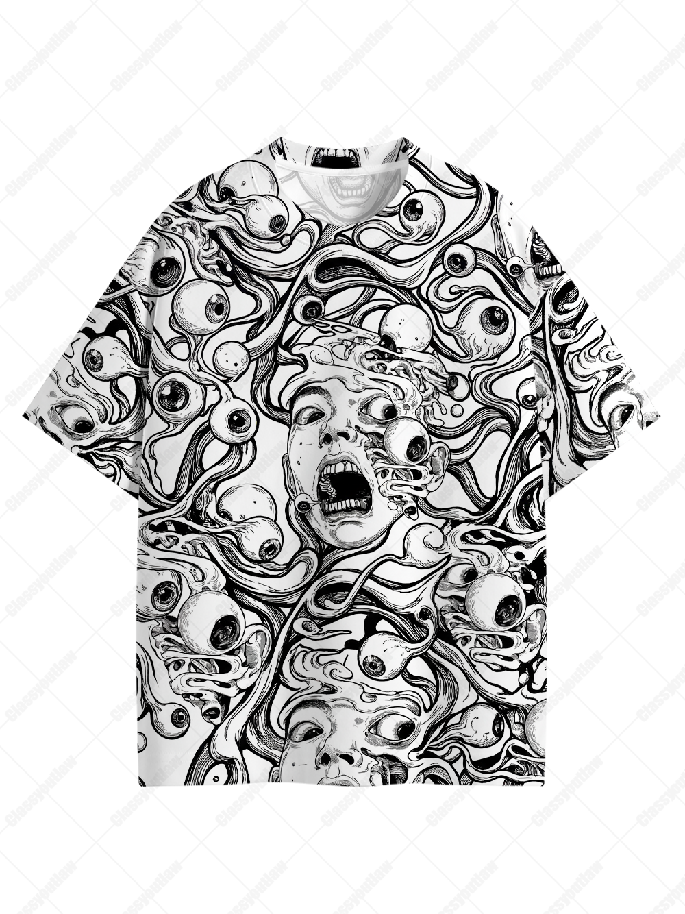 Terrified Eyes Graphic T-shirt