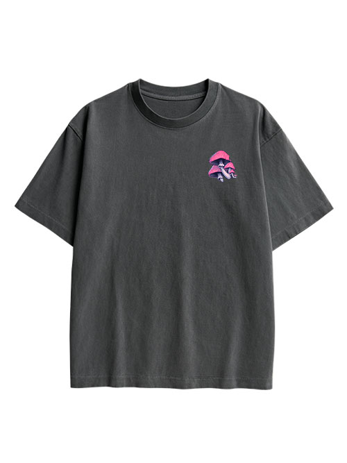 Fungal Reverie Double Sided Print Washed TShirt