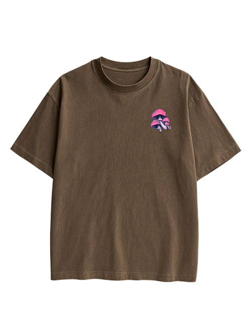 Fungal Reverie Double Sided Print Washed TShirt