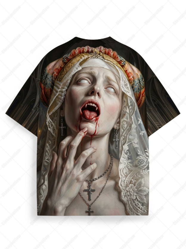 Desire Gothic Vampire Graphic T-shirt