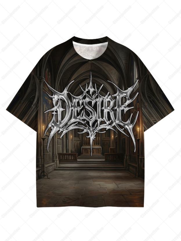 Desire Gothic Vampire Graphic T-shirt