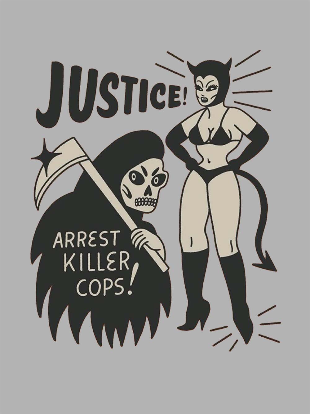 JUSTICE! WASHED TSHIRT