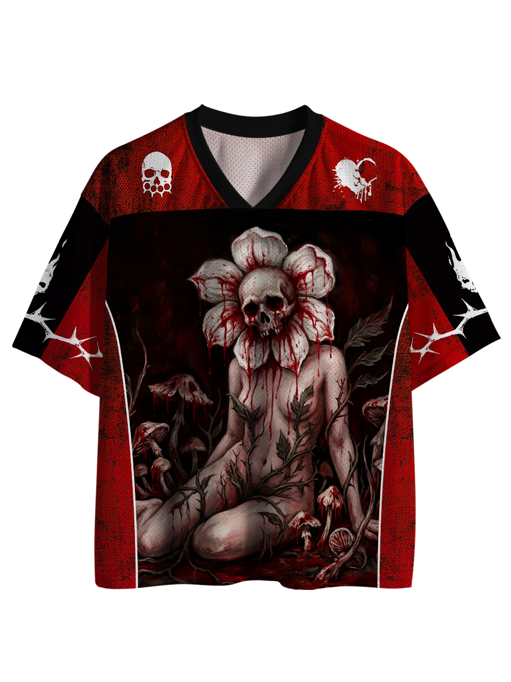 Bloom of Decay Mesh Jersey-ClassyOutlaw Sale