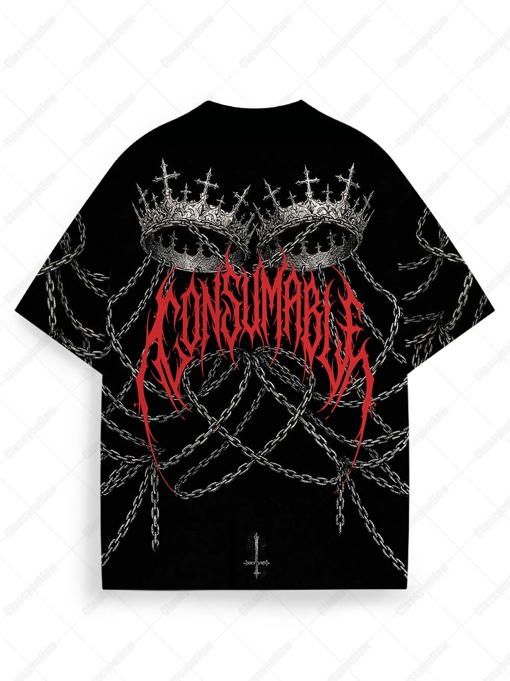 Crowned Duality Graphic T-shirt