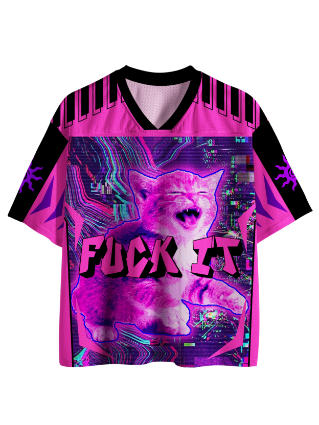 Psycho Kitty Glitch Mesh Jersey