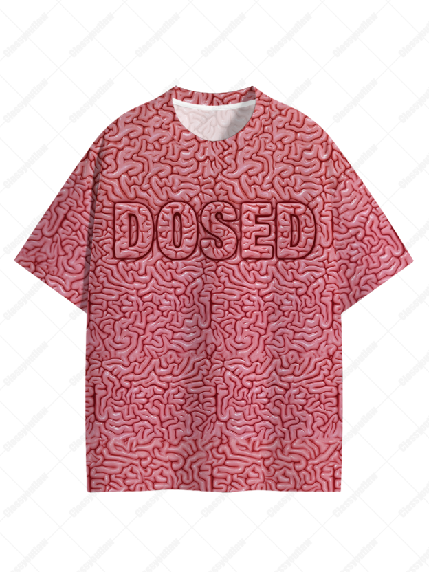 DOSED Mind Texture Graphic T-shirt