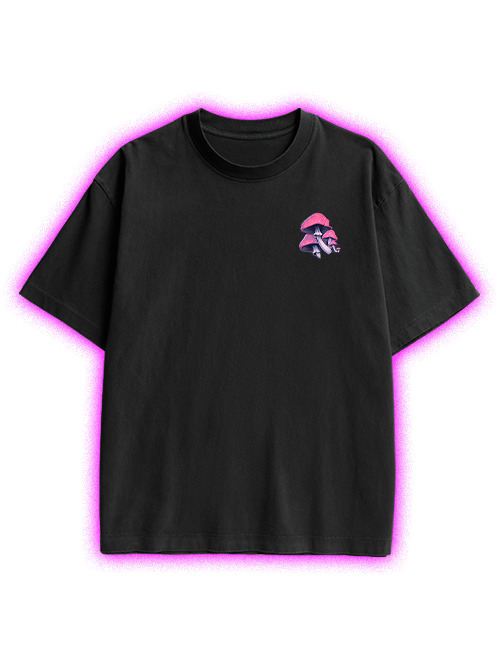 Fungal Reverie Double Sided Print Washed TShirt