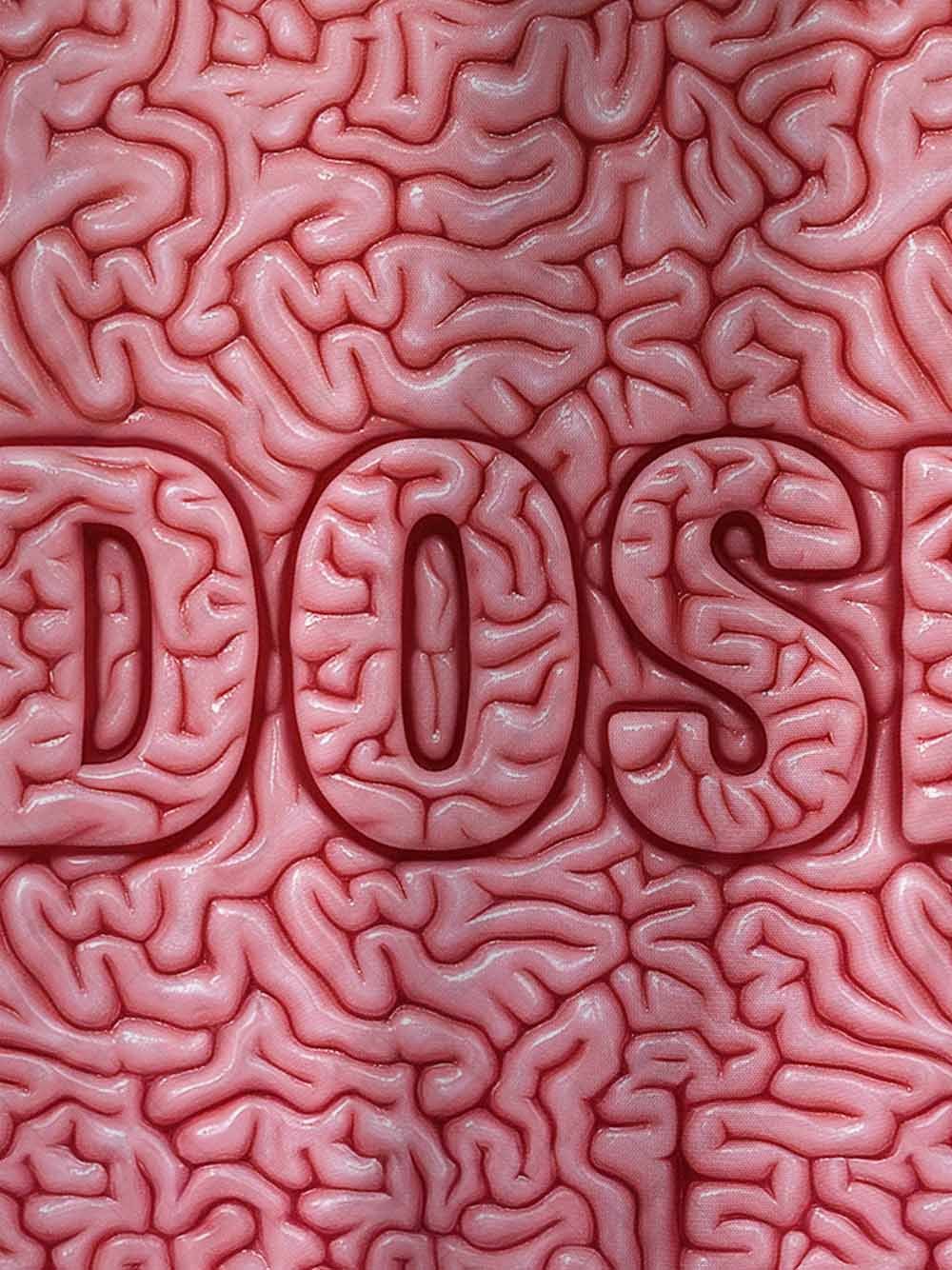 DOSED Mind Texture Graphic T-shirt