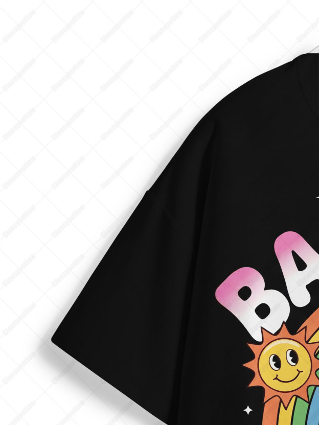 Ironic Rainbow Graphic T-shirt