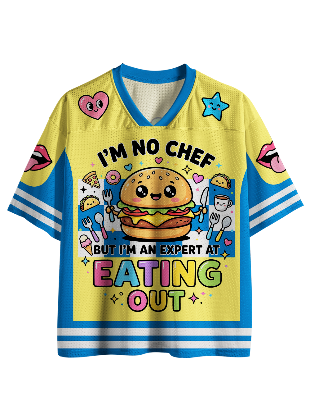 Kawaii Burger Mesh Jersey