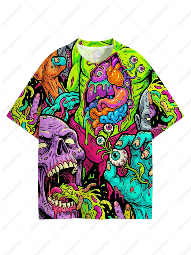 Neon Carnage Graphic T-shirt