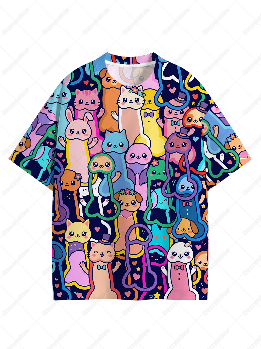 Psycho Meow Club Graphic T-shirt