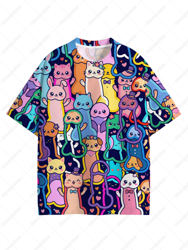 Psycho Meow Club Graphic T-shirt