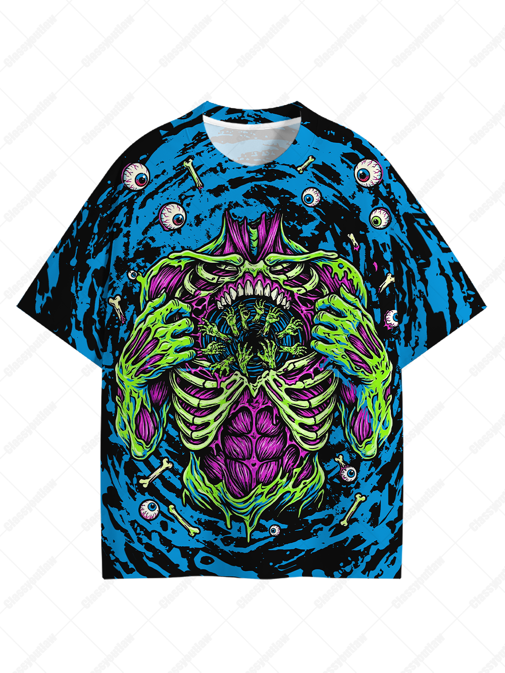 Bio‑Wave Anomaly Graphic T-shirt