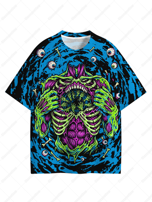 Bio‑Wave Anomaly Graphic T-shirt