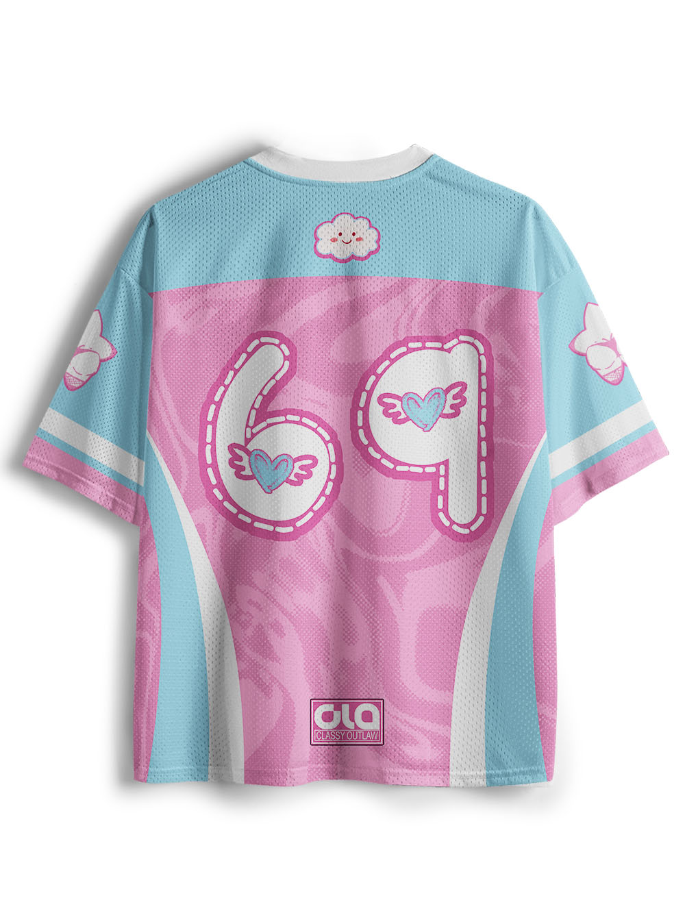 LIFE HARD BUT BOOBS SOFT Mesh Jersey