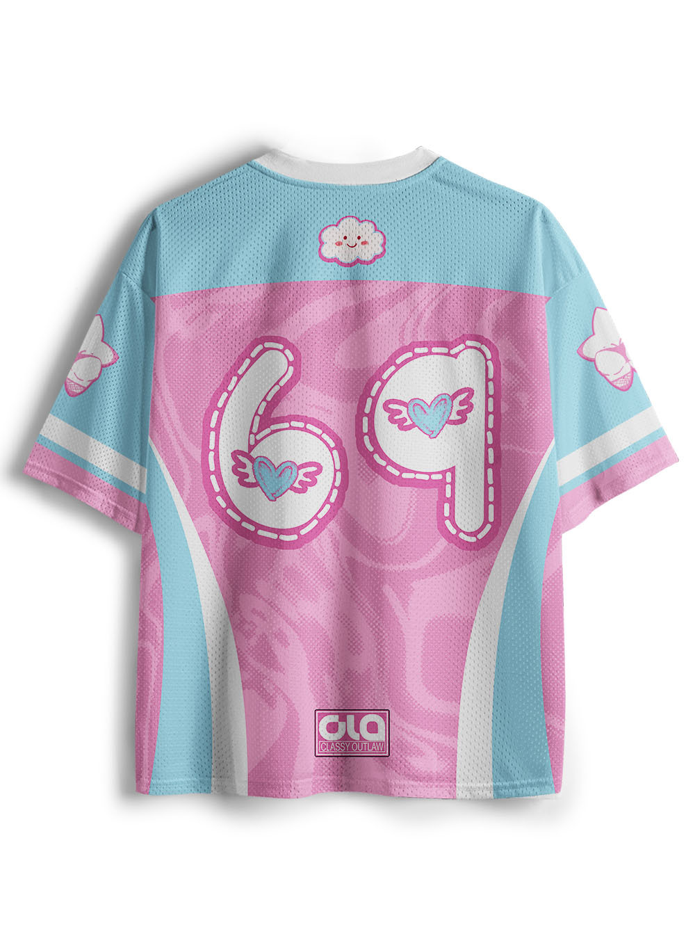 LIFE HARD BUT BOOBS SOFT Mesh Jersey