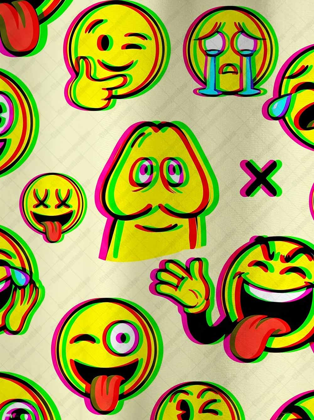 Emoji Overdose Graphic T-shirt