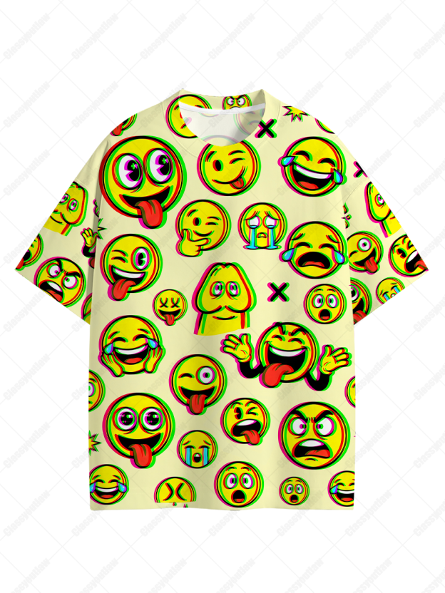 Emoji Overdose Graphic T-shirt