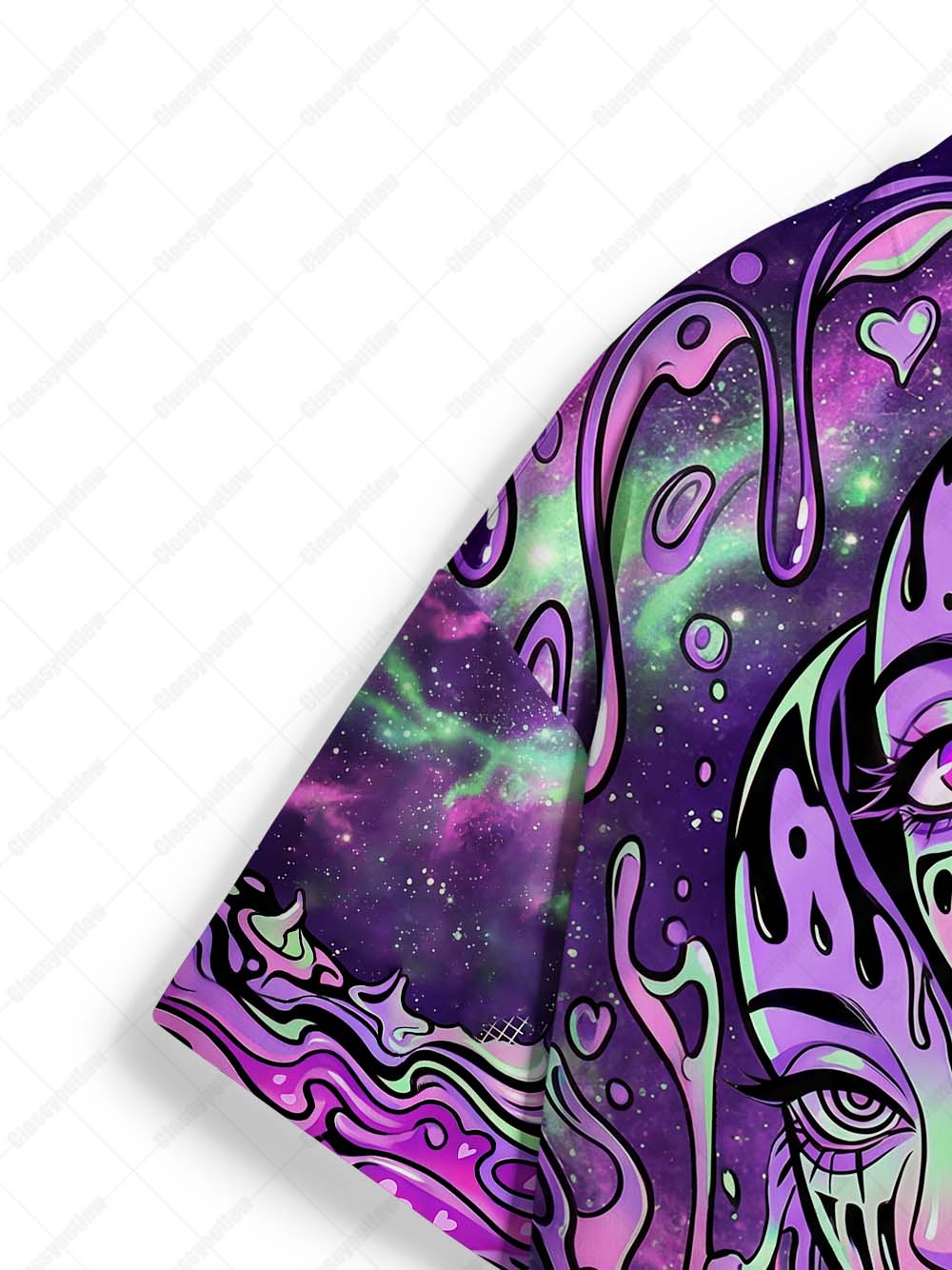 Mind Melt – Trippy Neon Graphic T-shirt