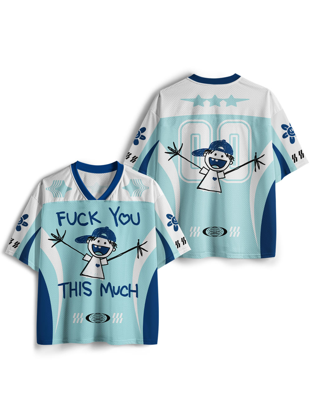 FUCK YOU THIS MUCH Mesh Jersey