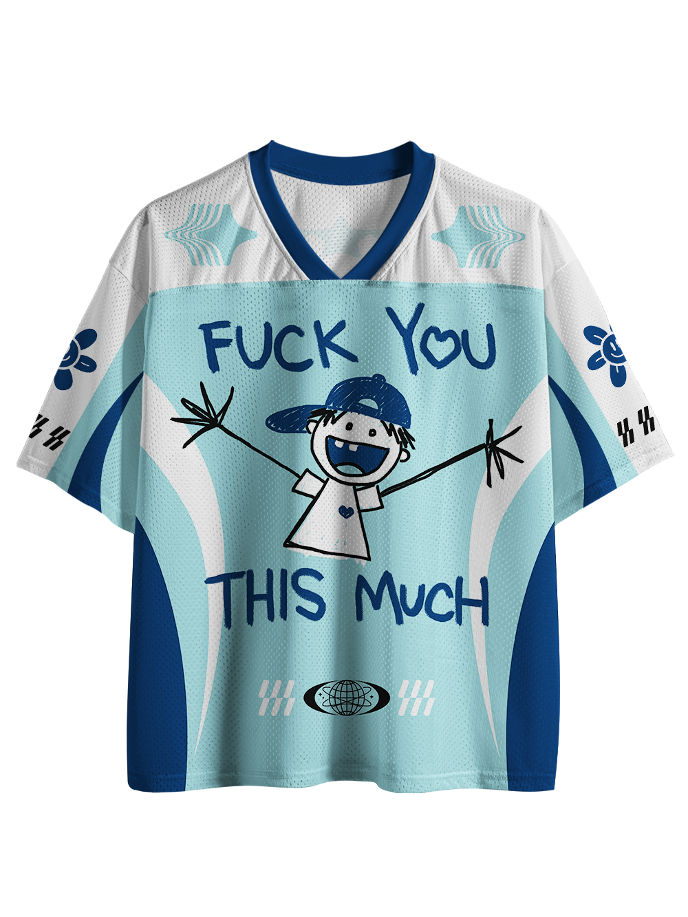 FUCK YOU THIS MUCH Mesh Jersey