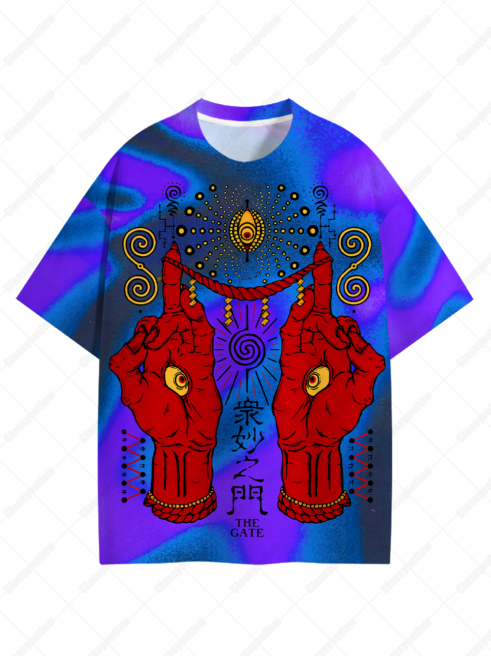 Trippy Portal Graphic T-shirt