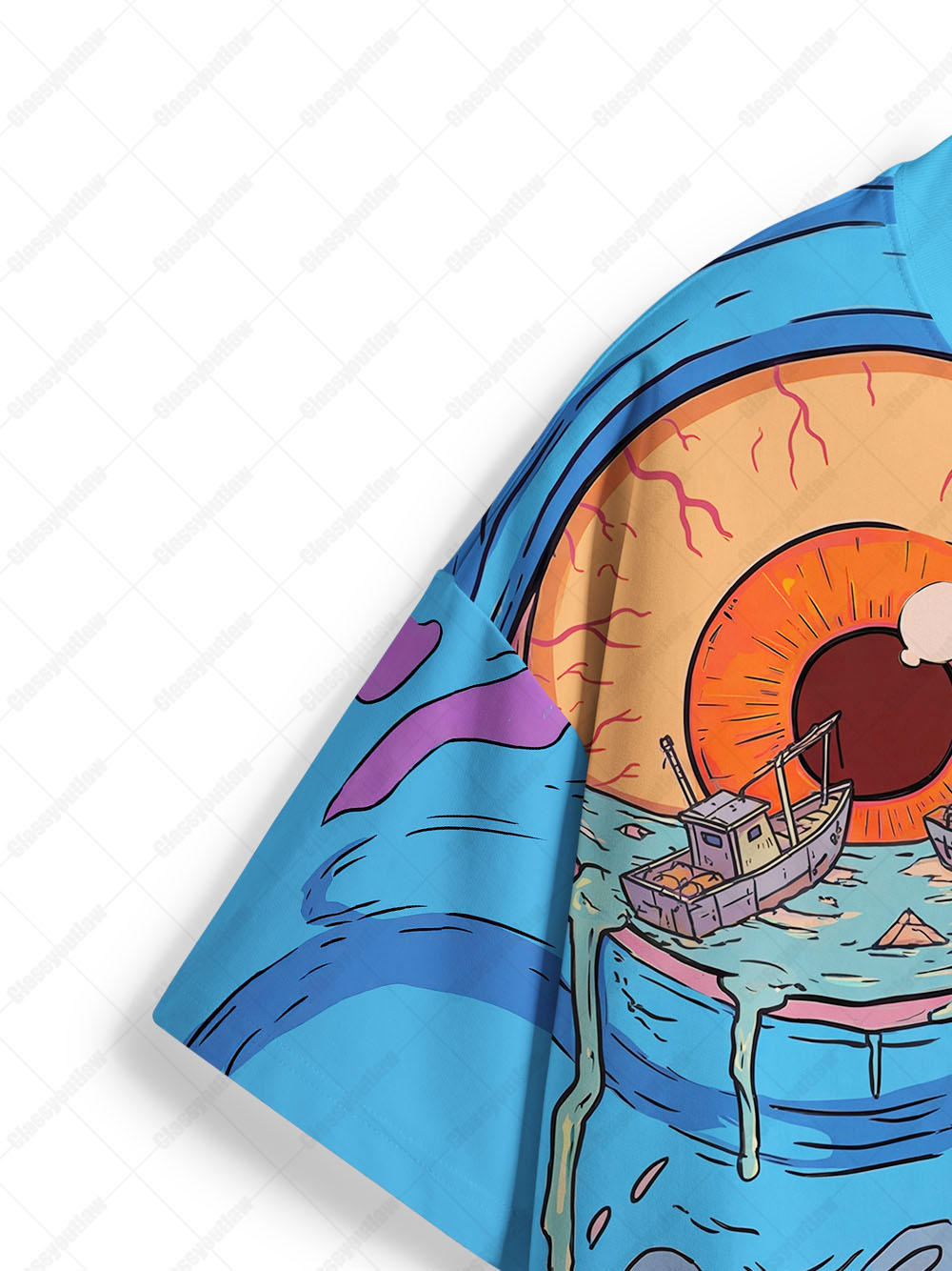 Melting Reality Eco Oversized Graphic Tee