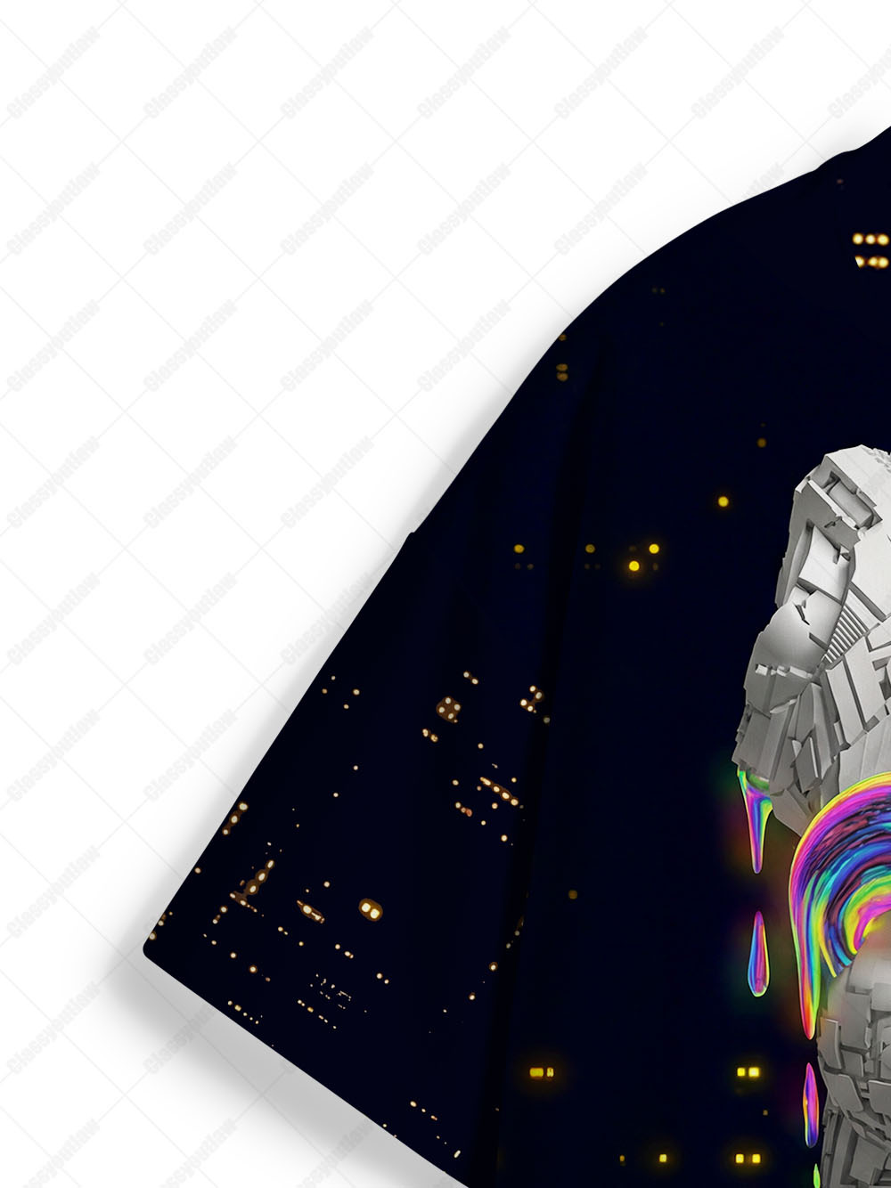 Neon Flow Digital Venus Eco Oversized Graphic Tees