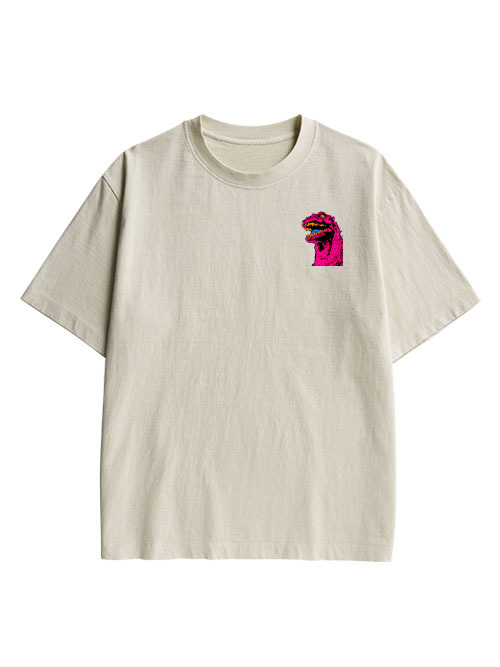 Neon Roar Double Sided Print Washed TShirt