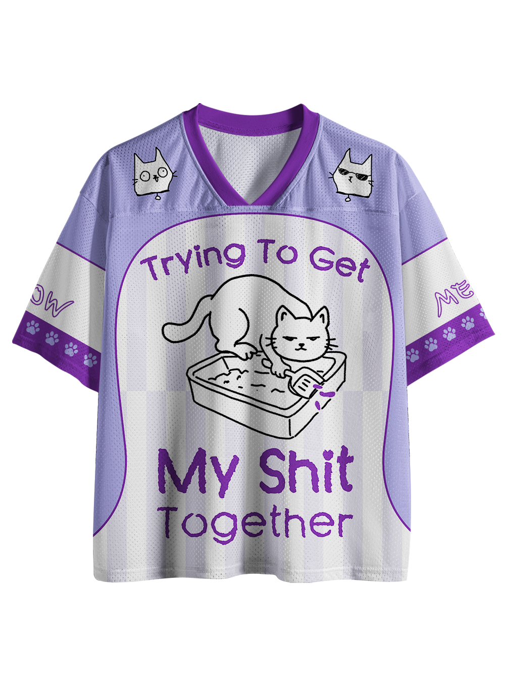 Trying To Get My Shit Together Mesh Jersey
