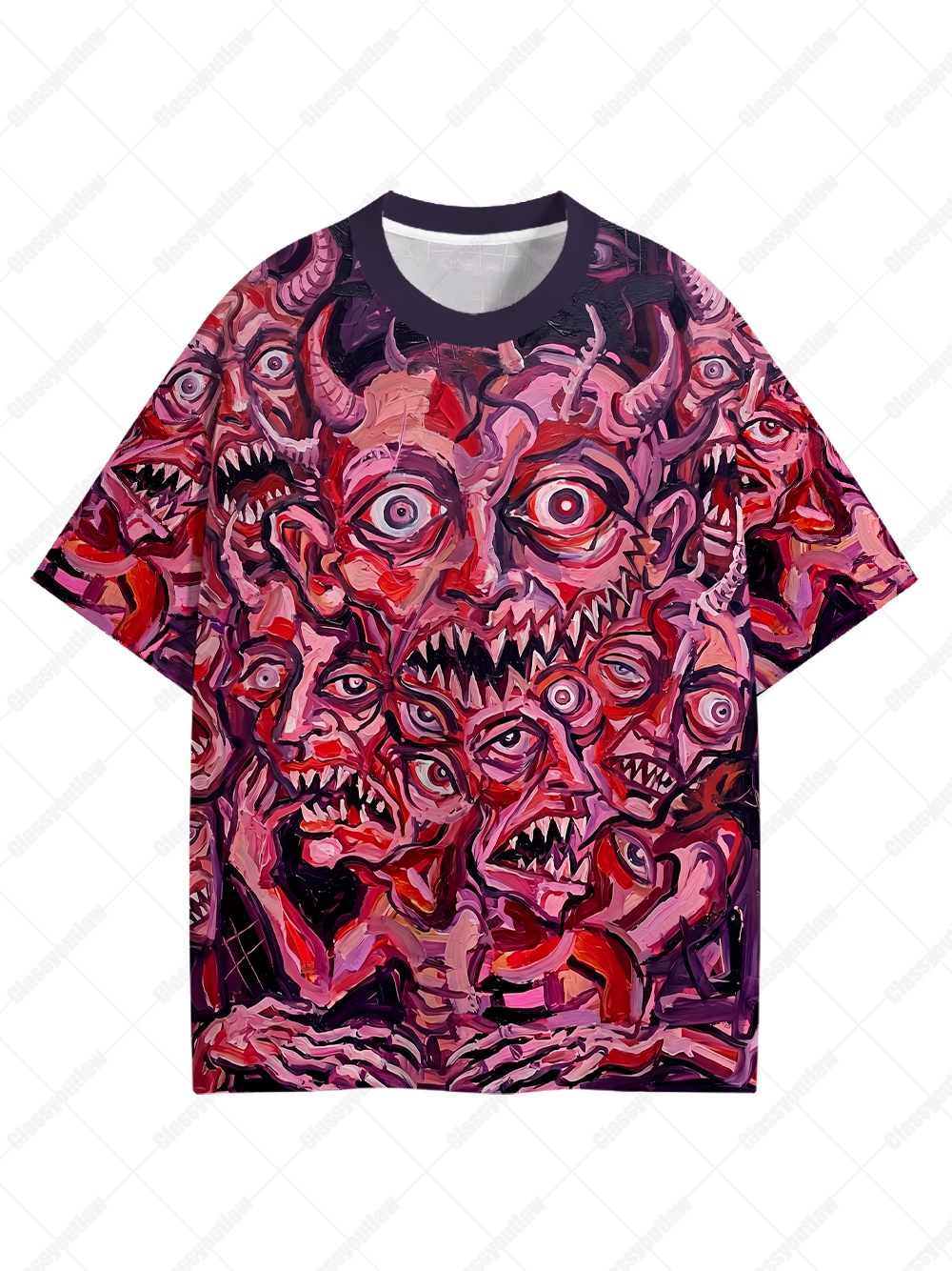 Voices in My Head Eco Oversized Graphic Tees