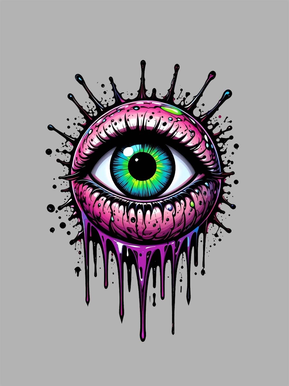 Melting Gaze Washed Tshirt