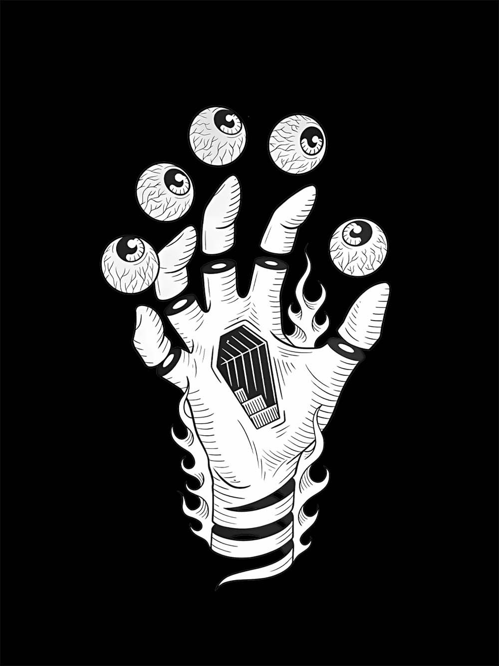 Hand of Vision Washed Tshirt