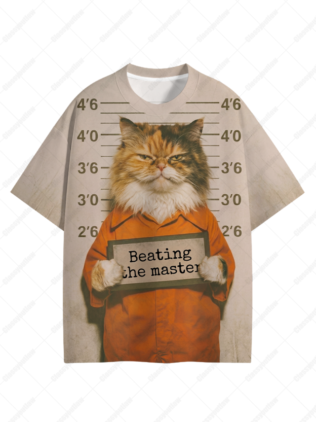 Beating the Master Eco Oversized Graphic Tees