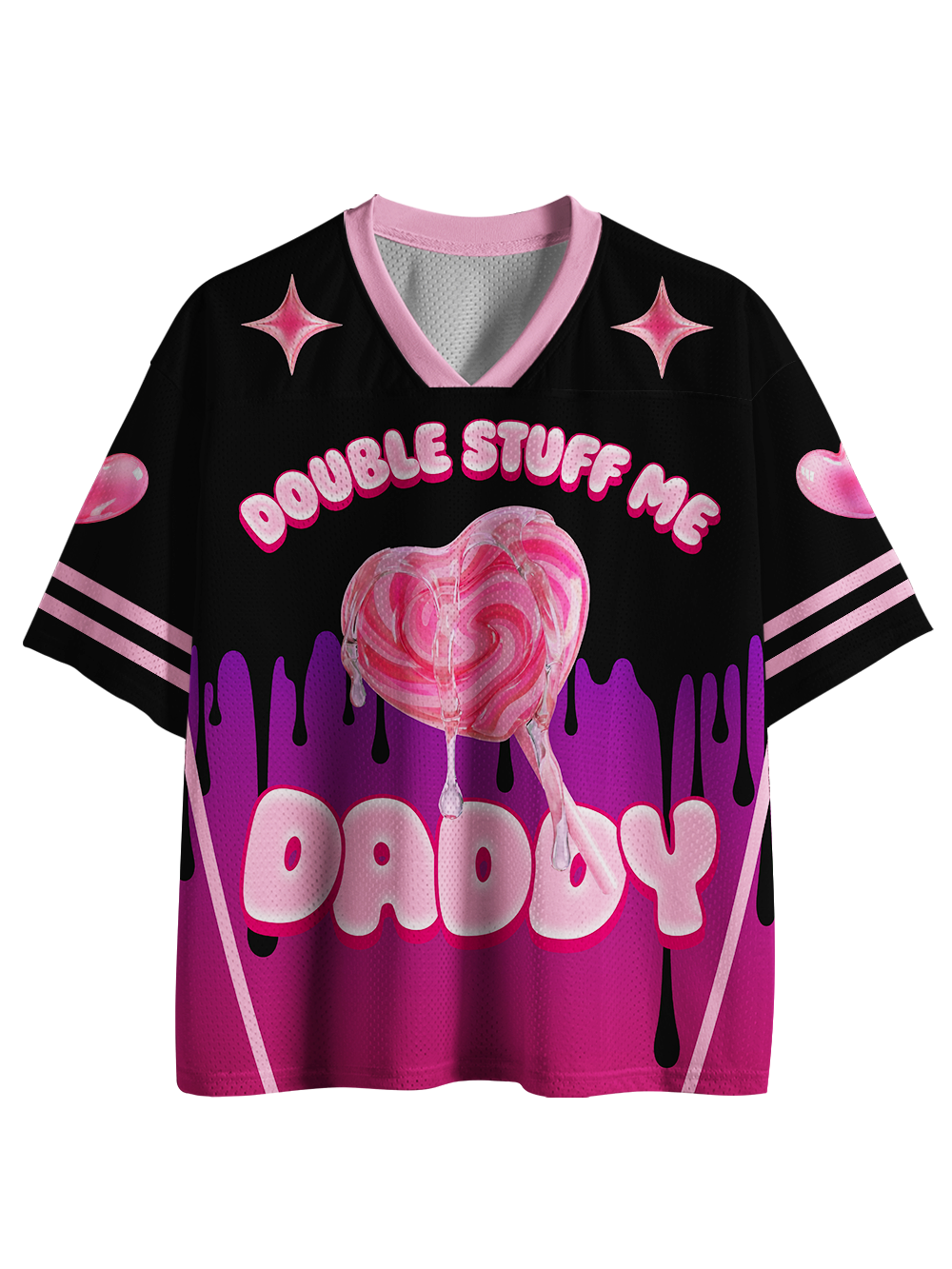 DOUBLE STUFF ME DADDY Mesh Jersey