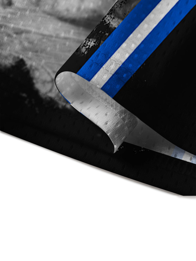 Life Is Too Short Bro Blue Edition Mesh Jersey