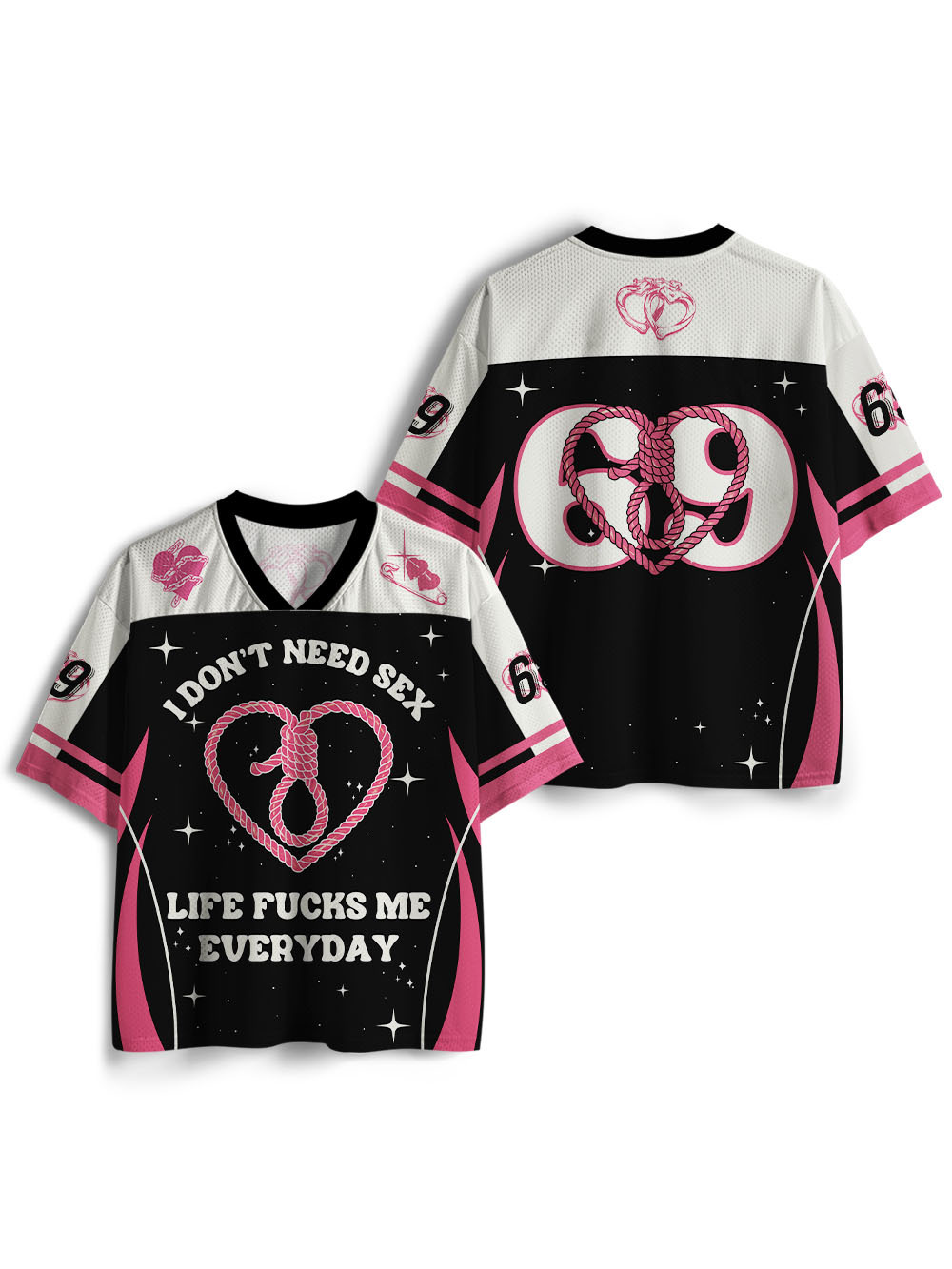 I DON’T NEED SEX Mesh Jersey